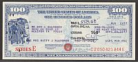 United States Savings Bond, Series E, 08/1977 $100 Valley Forge